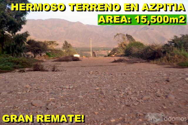 REMATO EXCELENTE TERRENO EN AZPITIA, Santa Cruz de Flores